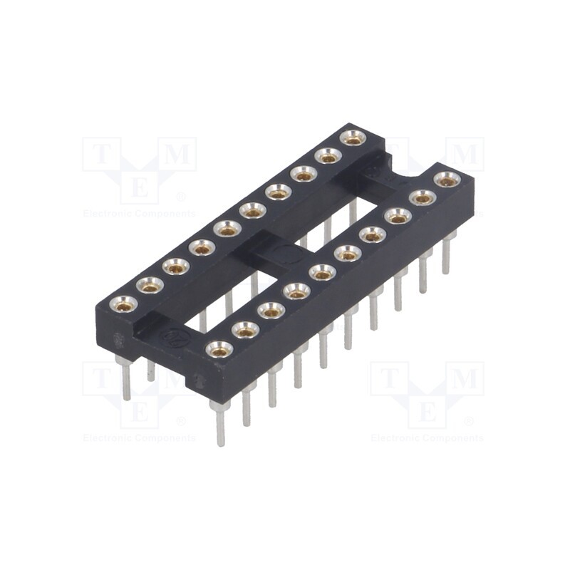 10 pcs : DS1001-01-20BT1NSF6S - Socket: integrated circuits, DIP20, Pitch: 2.54mm, precision, THT
