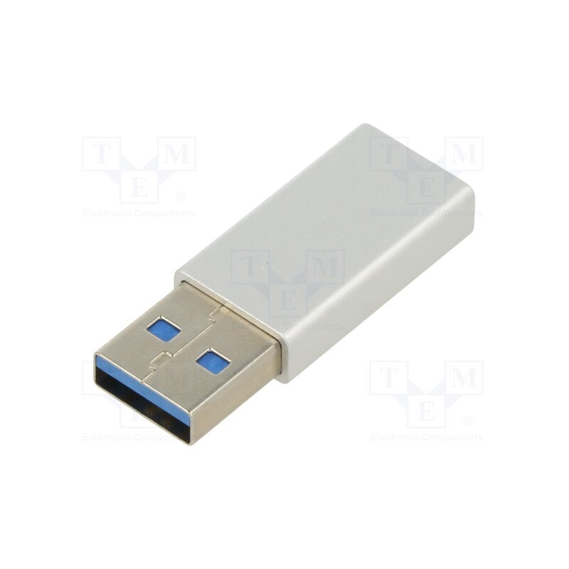 10 pcs : KABADA USB3/USBC OEM-C12 - Adapter, OTG,USB 3.0, USB A plug,USB C socket, 5Gbps, white, 3A