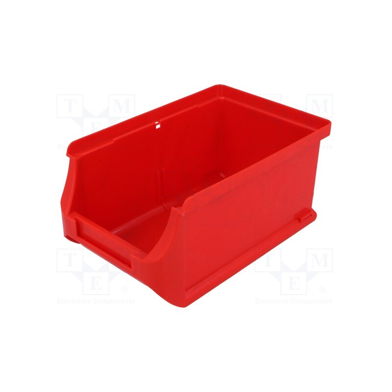 10 pcs : BMA456205+ - Container: cuvette, plastic, red, 102x160x75mm, ProfiPlus Box 2