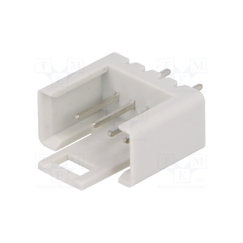 10 pcs : PZ1104 - Socket, IDC, male, PIN: 4, straight, THT, tinned, 2.54mm, Layout: 1x4