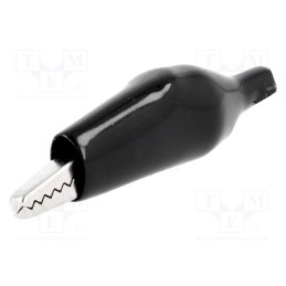 50 pcs : - Crocodile clip, 60VDC, Grip capac: max.11mm, Overall len: 54mm
