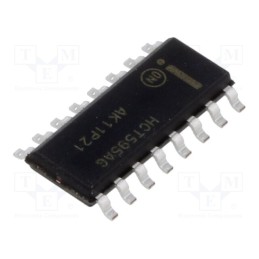10 pcs : MC74HCT595ADG - IC: digital, Ch: 1, CMOS,TTL, SMD, SOIC16, HCT, 4.5÷5.5VDC, HCT,
