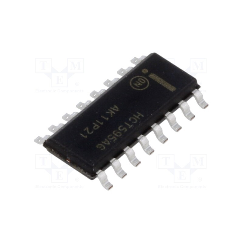 10 pcs : MC74HCT595ADG - IC: digital, Ch: 1, CMOS,TTL, SMD, SOIC16, HCT, 4.5÷5.5VDC, HCT,