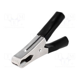 10 pcs : - Crocodile clip, 50A, Grip capac: max.31mm, Overall len: 100mm