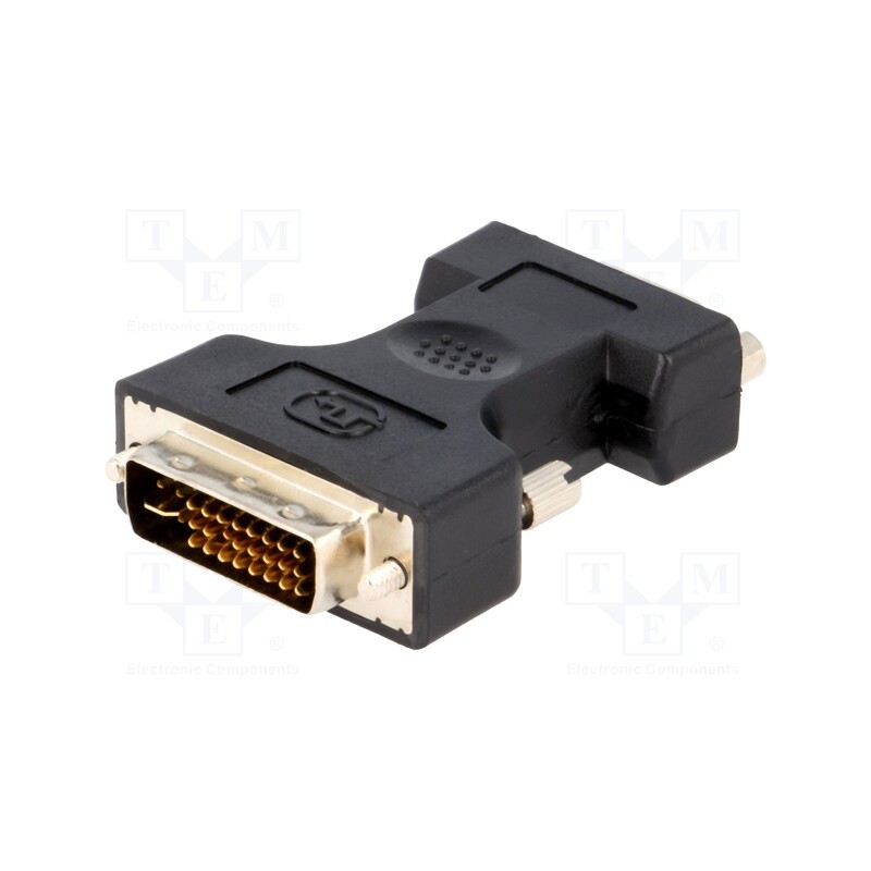 10 pcs : AK-320504-000-S - Converter, D-Sub 15pin HD socket,DVI-I (24+5) plug