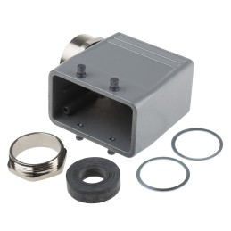 1 pcs - Epic Contact H-BE Heavy Duty Power Connector Hood, 10 Contacts, PG29 Thread