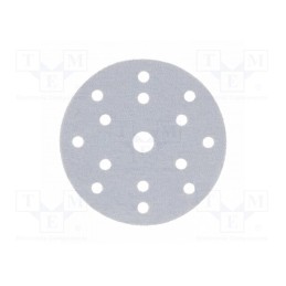 10 pcg : HT8D146 - Sanding plate, Granularity: 220, Mounting: bur, with holes, Ø150mm