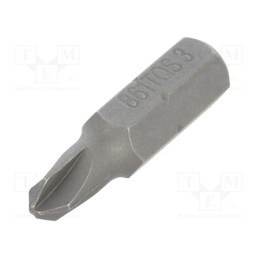 10 pcs : 861TQS/3 - Screwdriver bit, Torq-Set®, TS3, Overall len: 25mm