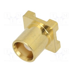 10 pcs : RF11-01-T-00-50-G - Socket, MCX, female, straight, 50Ω, SMT, PTFE, gold-plated