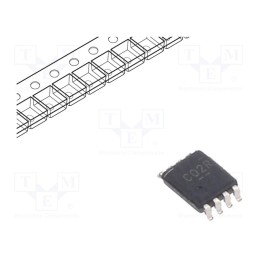 20 pcs : SN74LVC2G02DCUR - IC: digital, NOR, Ch: 2, IN: 2, CMOS, SMD, VSSOP8, 1.65÷5.5VDC, 10uA