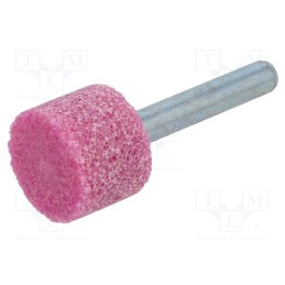 10 pcs : MA.026 - Grindingstone, Ø: 20mm, Ø: 6mm, Tip mat: aluminium oxide