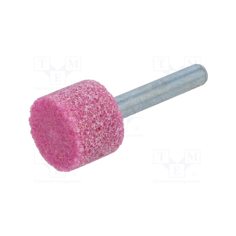 10 pcs : MA.026 - Grindingstone, Ø: 20mm, Ø: 6mm, Tip mat: aluminium oxide