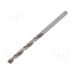 10 pcs : 95400350100 - Drill bit, for metal, Ø: 3.5mm, L: 70mm, Working part len: 39mm