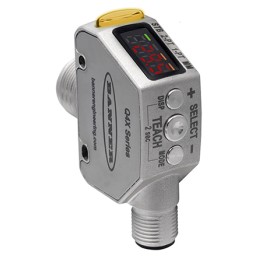 1 pcs - Banner Diffuse Distance Sensor, Barrel Sensor, 25 mm - 300 mm Detection Range