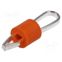 50 pcs : 5013 - Test point terminal, orange, PCB, 3.17mm
