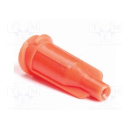 50 pcs : 900-ORTC - Plug, orange, for syringes, polypropylene, UV block