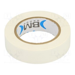 20 rol : BMESB1510BI - Tape: electrical insulating, W: 15mm, L: 10m, Thk: 0.15mm, white
