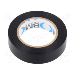 20 rol : BMESB1510NE - Tape: electrical insulating, W: 15mm, L: 10m, Thk: 0.15mm, black