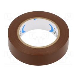 20 rol : BMESB1510MA - Tape: electrical insulating, W: 15mm, L: 10m, Thk: 0.15mm, brown