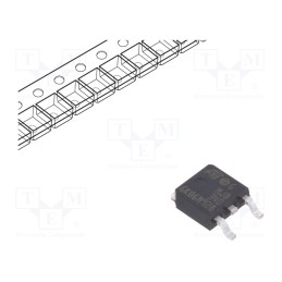 10 pcs : MJD340T4 - Transistor: NPN, bipolar, 300V, 0.5A, 15W, DPAK