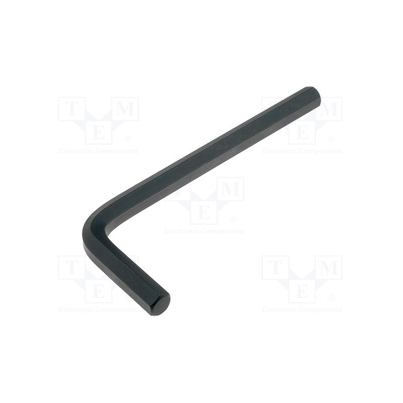 10 pcs : T4411 07 - Wrench, hex key, HEX 7mm, Overall len: 95mm, Chrom-vanadium steel