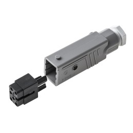 1 pcs - Hirschmann, ST IP54 White Cable Mount Industrial Power Plug, Rated At 10A, 250 V, 400 V