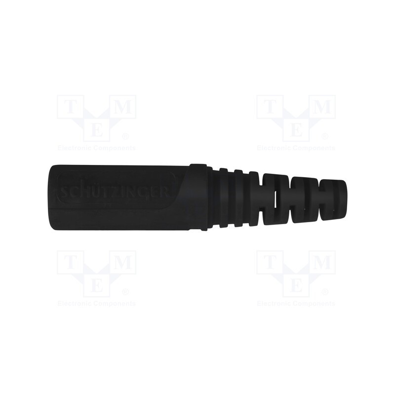 10 pcs : KU 09 L NI / SW - Socket, 4mm banana, 32A, 33VAC, 70VDC, black, nickel plated, Ø: 4mm