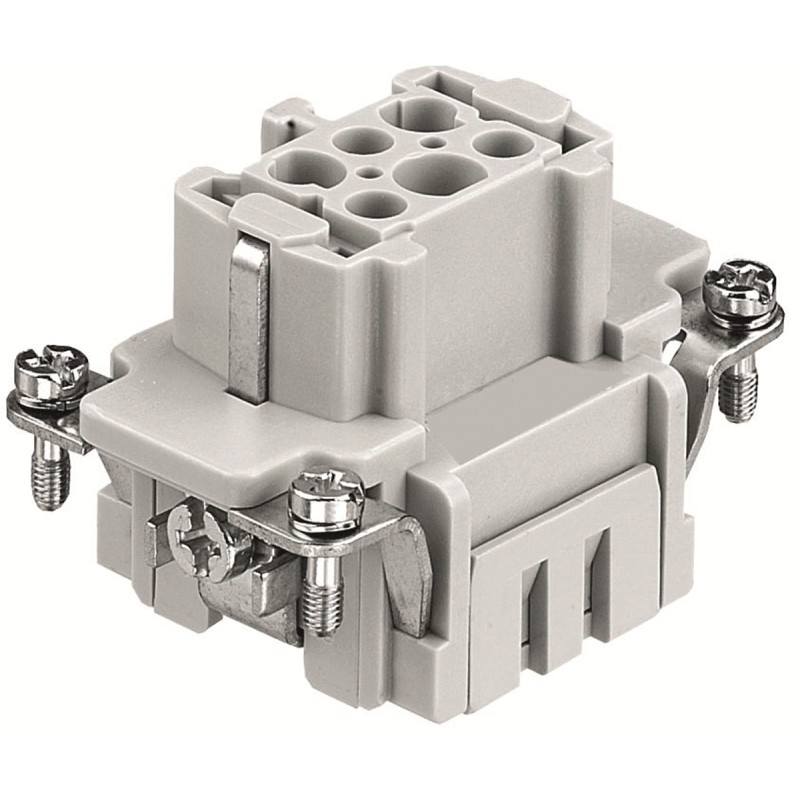 1 pcs - RS PRO Heavy Duty Power Connector Insert, 16A, Female, 6 Contacts