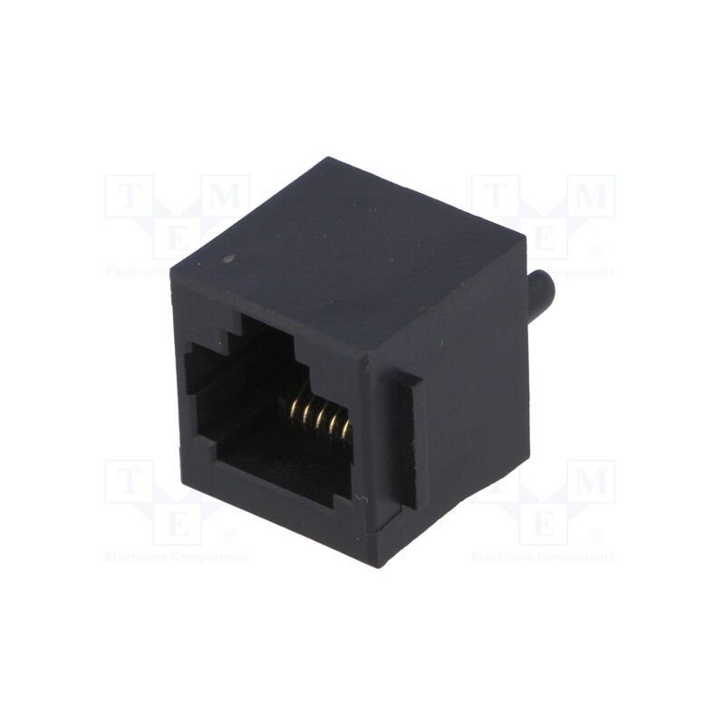 10 pcs : RJ45GP - Socket, RJ45, PIN: 8, with panel stop blockade, polyester, UL94V-0