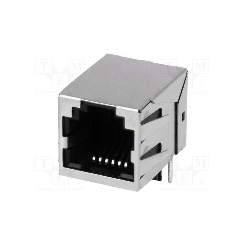 10 pcs : RJE01-662-01 - Socket, RJ11, gold-plated