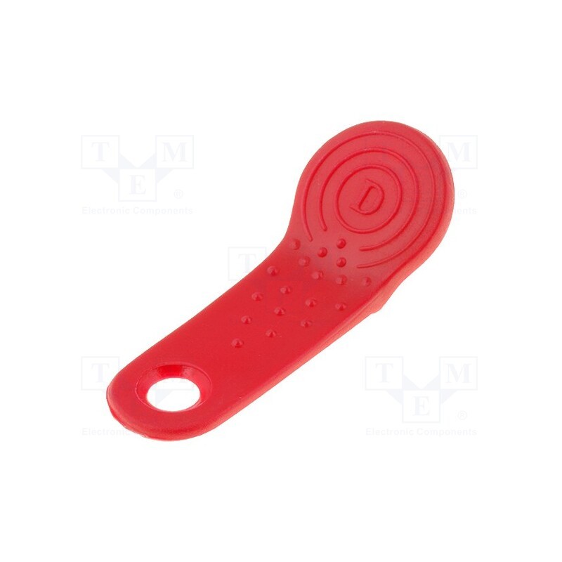 10 pcs : - Pellet memory holder in a keychain, red