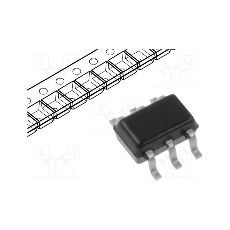 20 pcs : USBUF02W6 - Filter: digital, line terminator, lowpass,EMI, SOT323-6L, Ch: 2