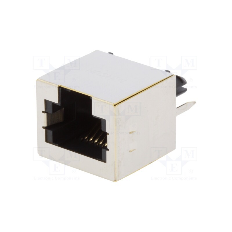 10 pcs : RJJ66NFVS - Socket, RJ12, PIN: 6, shielded, Layout: 6p6c, THT, straight