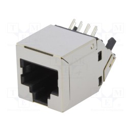 10 pcs : RJJS-88-142-E7A-026 - Socket, RJ45, PIN: 8, Cat: 6, shielded, Layout: 8p8c, THT, angled