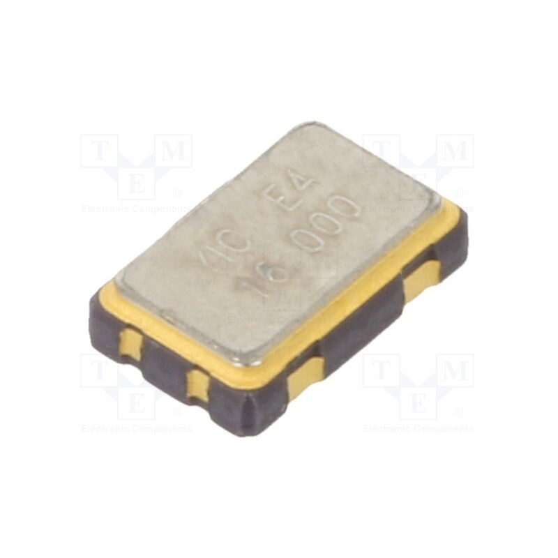 10 pcs : OSC16M-3.32/S5 - Generator: quartz, 16MHz, SMD, 3.3V, ±50ppm, -20÷70°C, 5x3.2x1.3mm