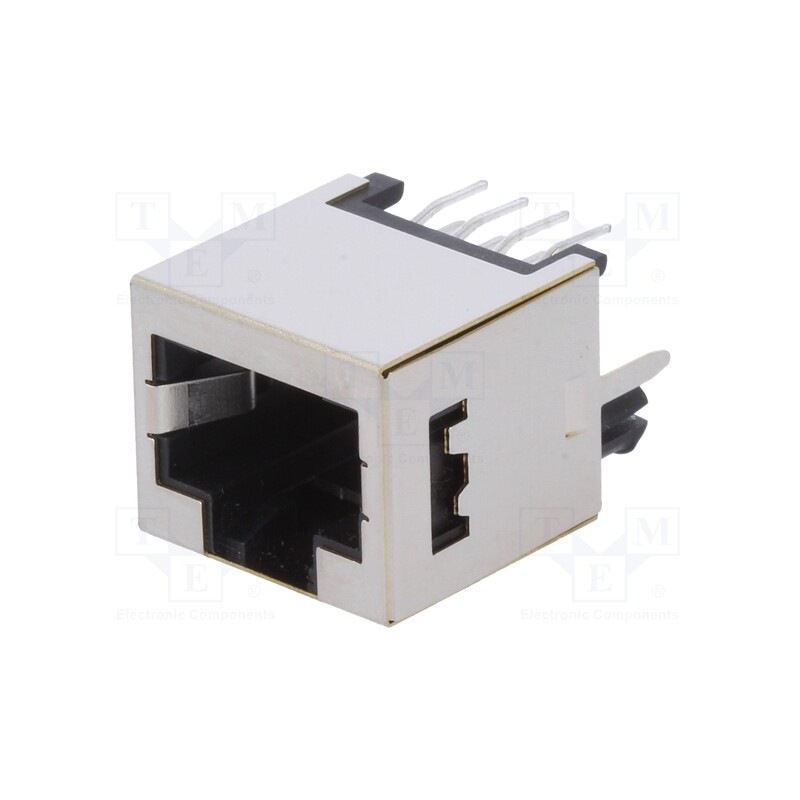 10 pcs : RJJS-88-A22-E1V - Socket, RJ45, PIN: 8, shielded, Layout: 8p8c, THT, straight