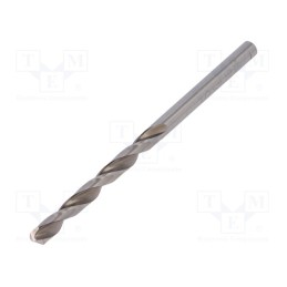 10 pcs : 95400400100 - Drill bit, for metal, Ø: 4mm, L: 75mm, Working part len: 43mm, Pro