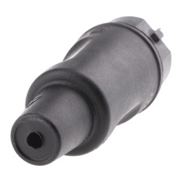 1 pcs - Kopp Black Cable Mount Mains Connector Plug, Rated At 16A, 250 V