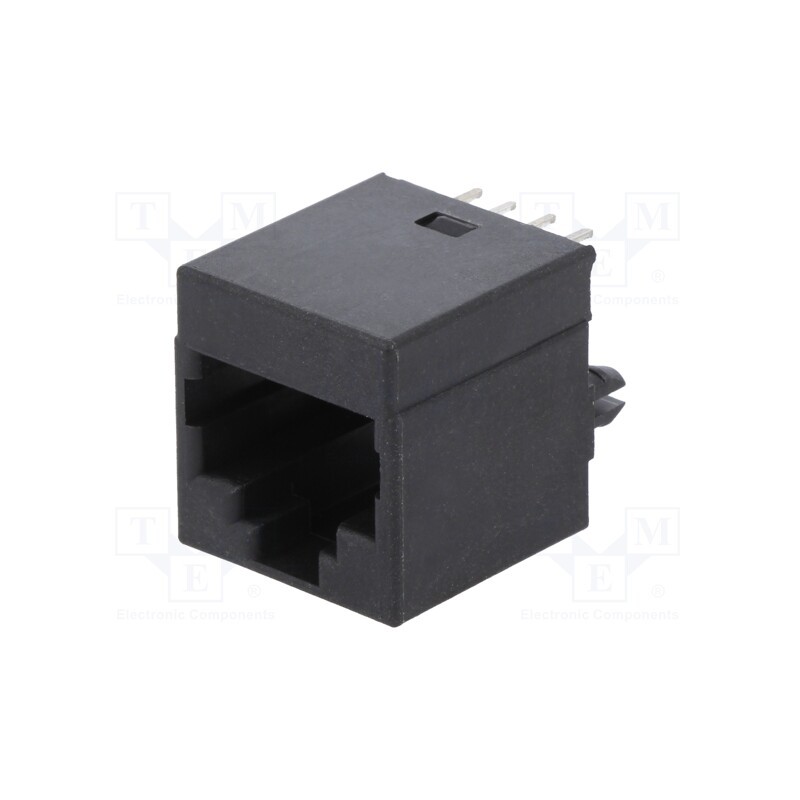10 pcs : RJJU-88-142-E7V-023 - Socket, RJ45, PIN: 8, Cat: 5, Layout: 8p8c, THT, straight