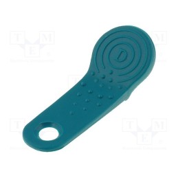 10 pcs : - Pellet memory holder in a keychain, green