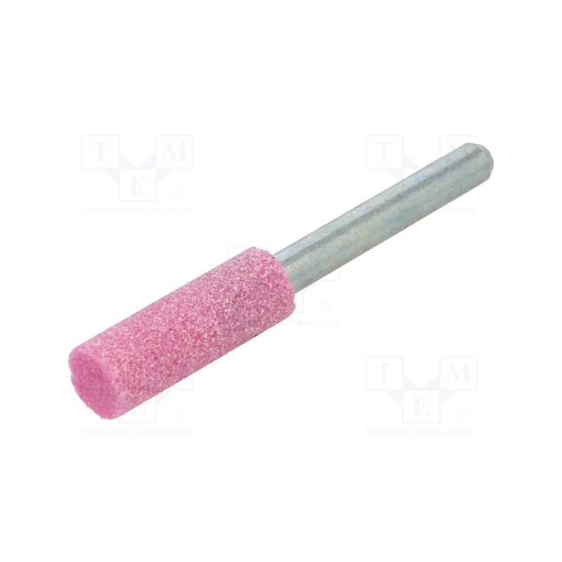 10 pcs : MA.017 - Grindingstone, Ø: 10mm, Ø: 6mm, Tip mat: aluminium oxide