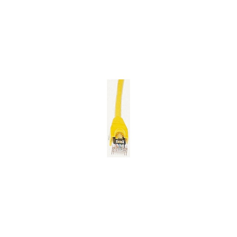 1 pcs - Brand-Rex Cat5e Straight Male RJ45 to Straight Male RJ45 Ethernet Cable, U/UTP, Yellow LSZH Sheath, 3m