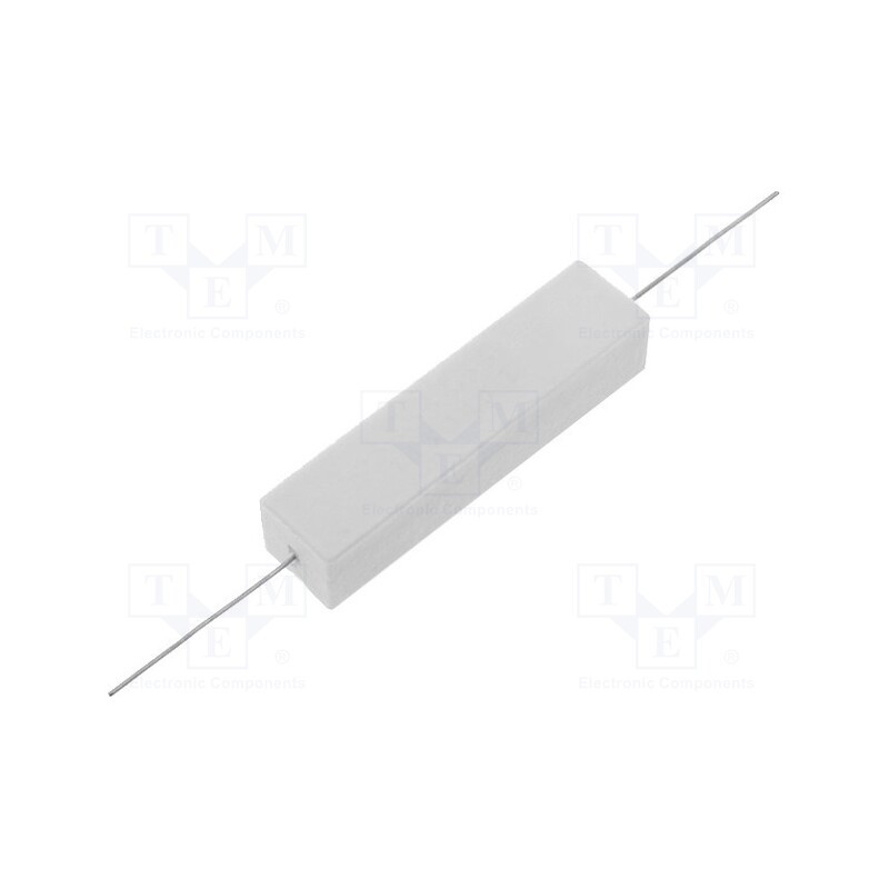 10 pcs : PRW020JW150B00 - Resistor: wire-wound, cement, THT, 15Ω, 20W, ±5%, 14.5x13.5x60mm
