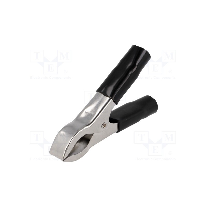 10 pcs : - Crocodile clip, 30A, Grip capac: max.25mm, Overall len: 80mm
