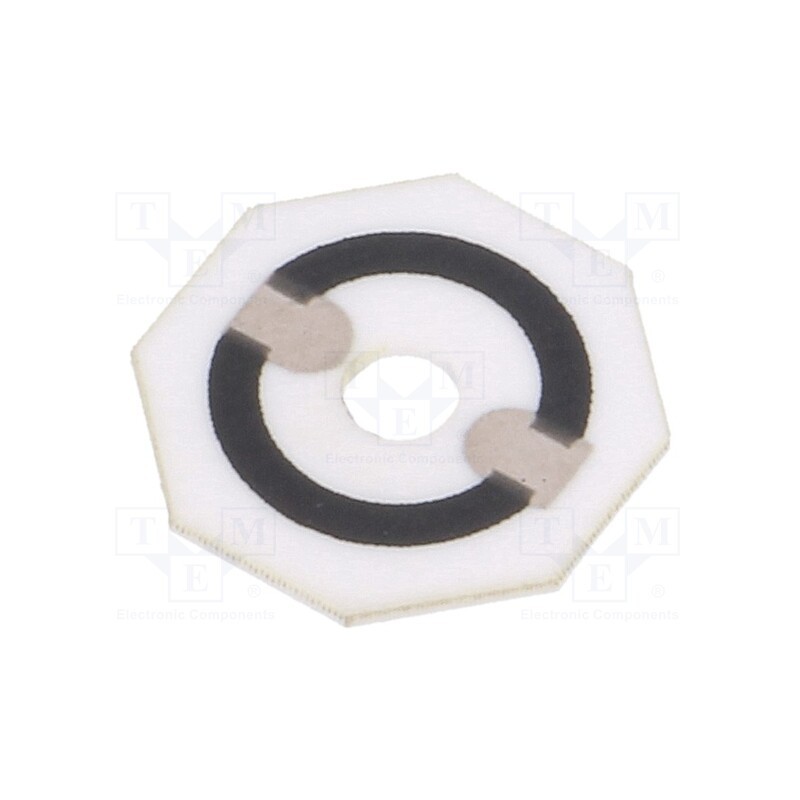 10 pcs : GBR-620-24-2 - Resistor: thick film, heating, glued, 2W, 11.5x11.5x0.63mm, 250°C