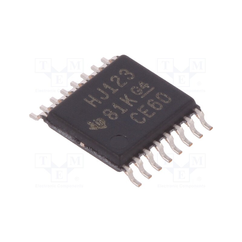 10 pcs : CD74HC123PW - IC: digital, multivibrator,resettable, Ch: 2, CMOS, 2÷6VDC, SMD