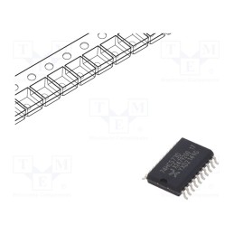 10 pcs : 74HC573D,653 - IC: digital, D latch, Ch: 8, IN: 1, CMOS, 2÷6VDC, SMD, SO20, -40÷125°C