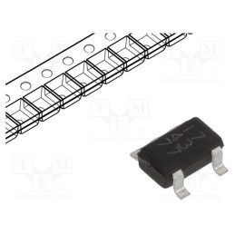 10 pcs : BU4S66G2-TR - IC: analog switch, SPDT, Ch: 1, SSOP5, 3÷16VDC