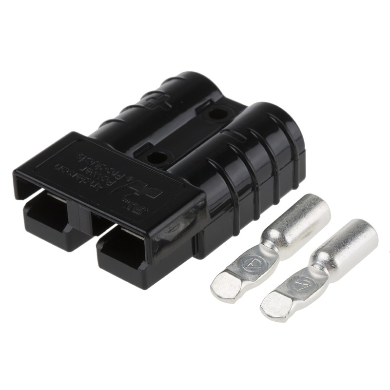 1 pcs - Anderson Power Products, SB50 Series Male 2 Way Battery Connector, 50.0A, 600 V