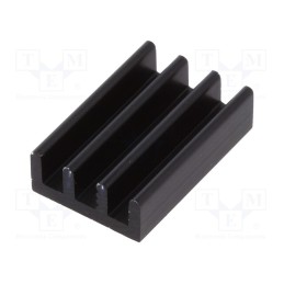 10 pcs : ICKSMDM21SA - Heatsink: extruded, L: 21mm, W: 14mm, H: 6mm, 31K/W, aluminium